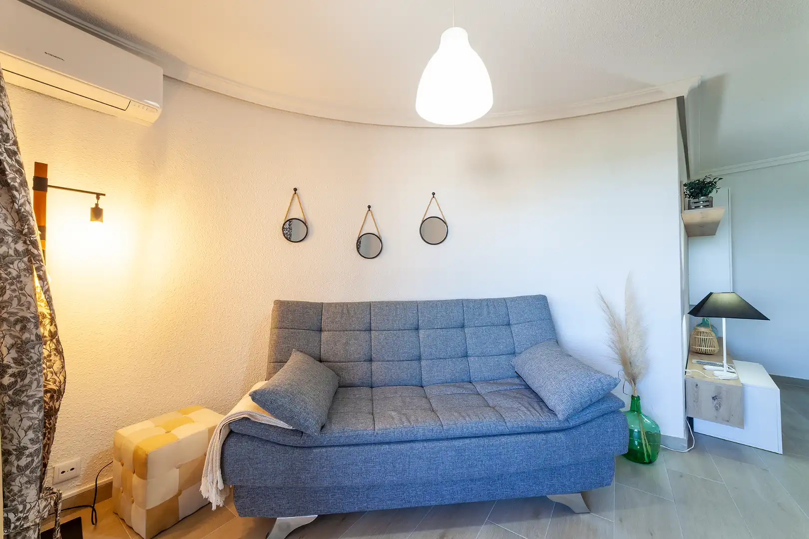 Wohnzimmer von Wohnungen zur Miete in Cullera mit Klimaanlage, Heizung und Terrasse