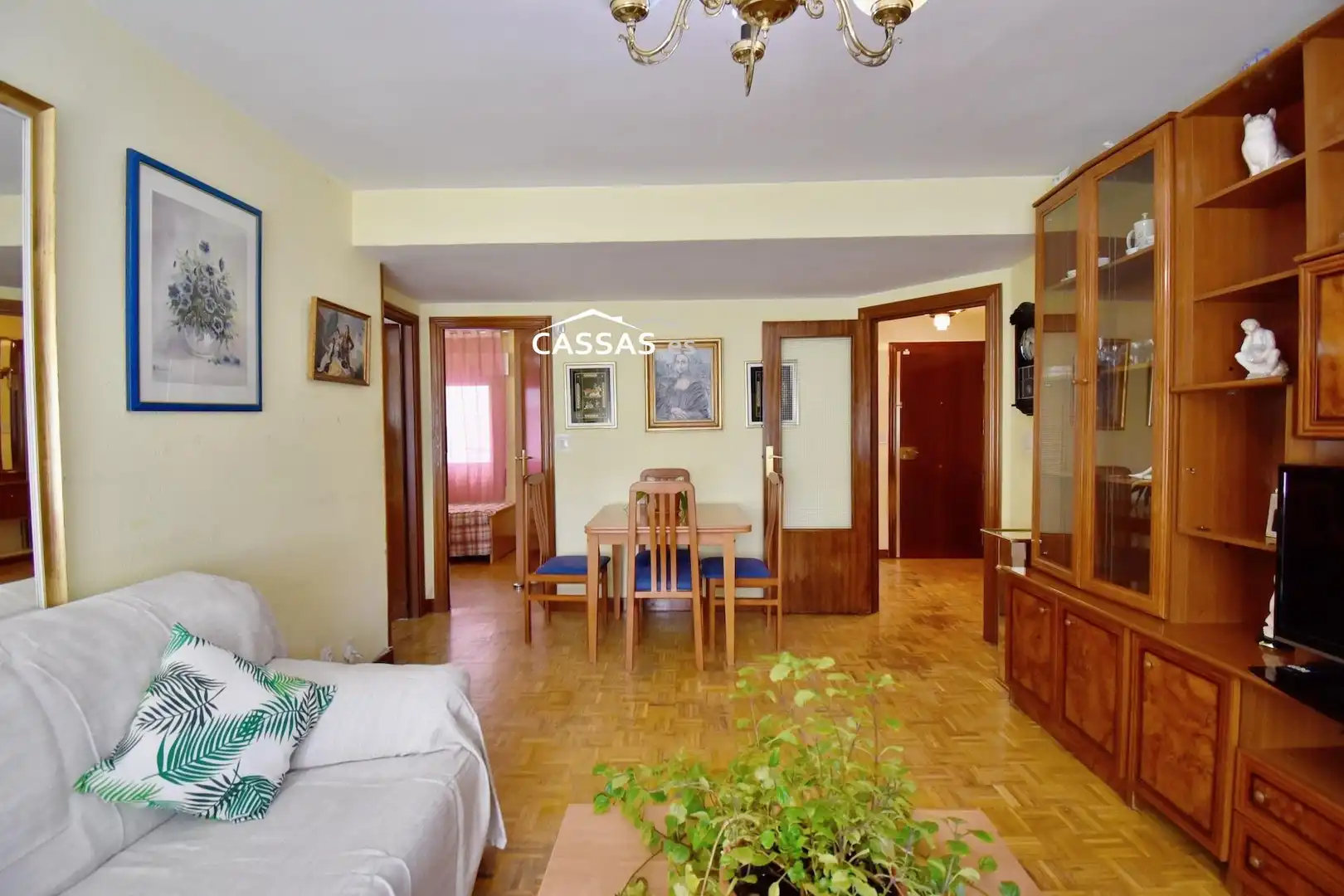 Sala de estar de Piso en venta en Torrejón de Ardoz con Parquet y Terraza