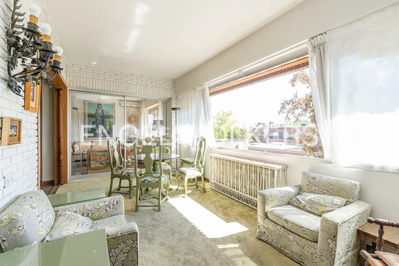 Sala d'estar de Pis en venda en  Madrid Capital amb Aire condicionat, Calefacció i Parquet