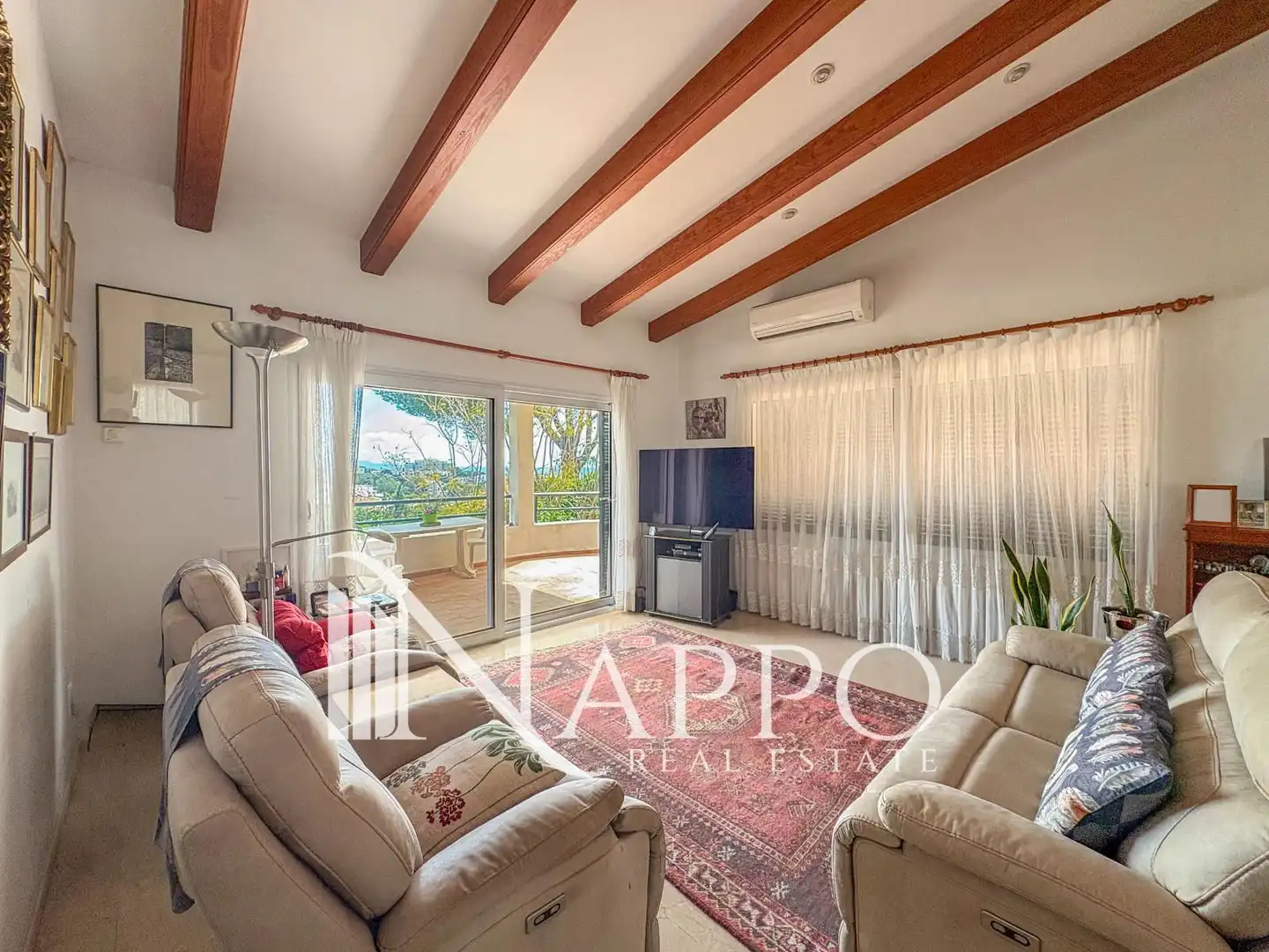 Sala de estar de Casa o chalet en venta en  Palma de Mallorca con Aire acondicionado, Piscina y Amueblado