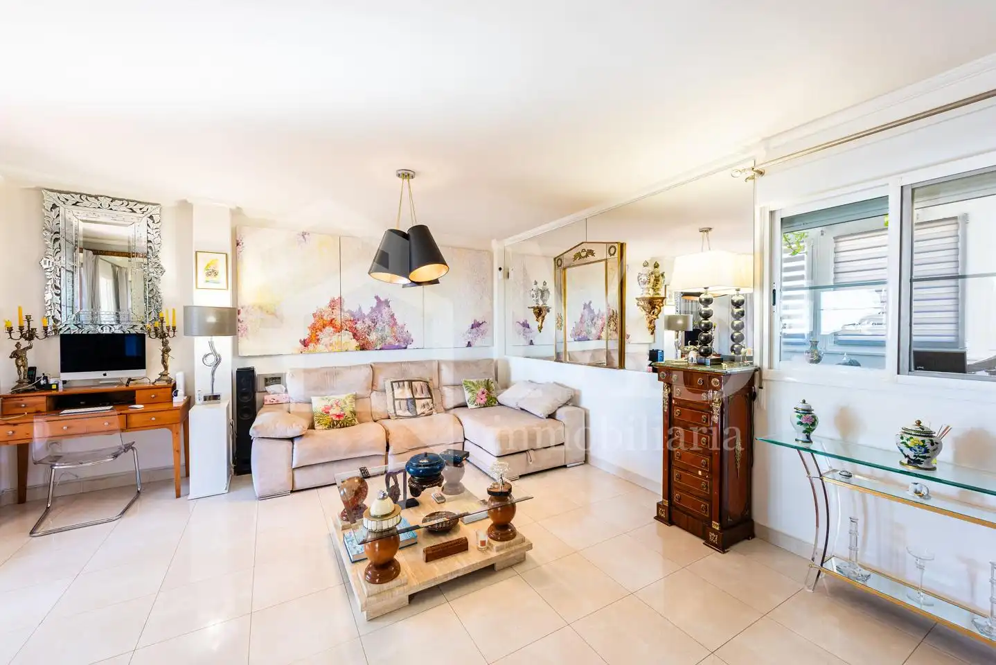 Wohnzimmer von Dachboden zum Verkauf in Vélez-Málaga mit Klimaanlage, Terrasse und Abstellraum