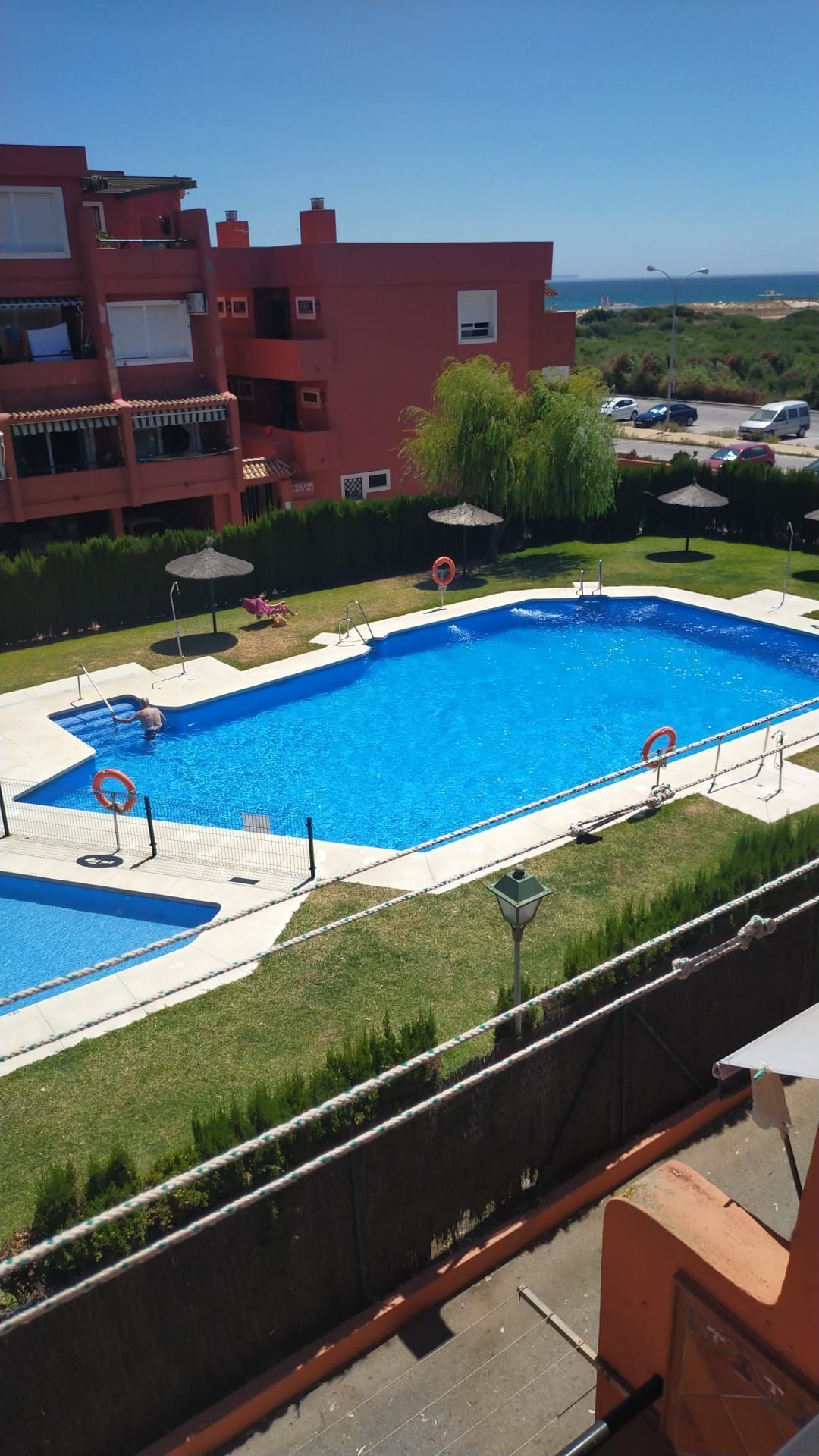 Swimming pool of Apartment to rent in Algeciras  with Private garden, Furnished and Community pool