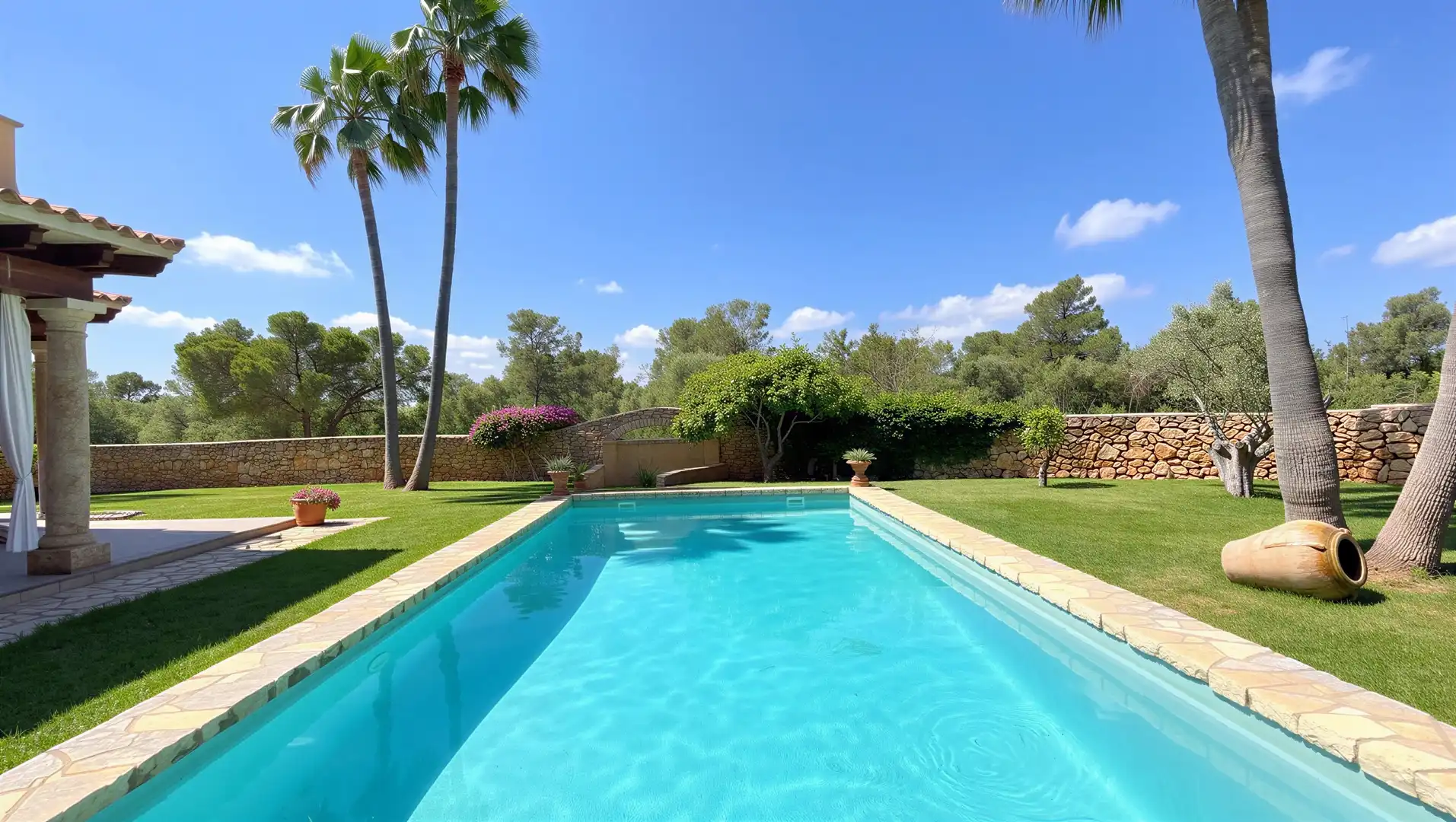 Piscina de Finca rústica en venda en Llucmajor amb Aire condicionat, Calefacció i Terrassa