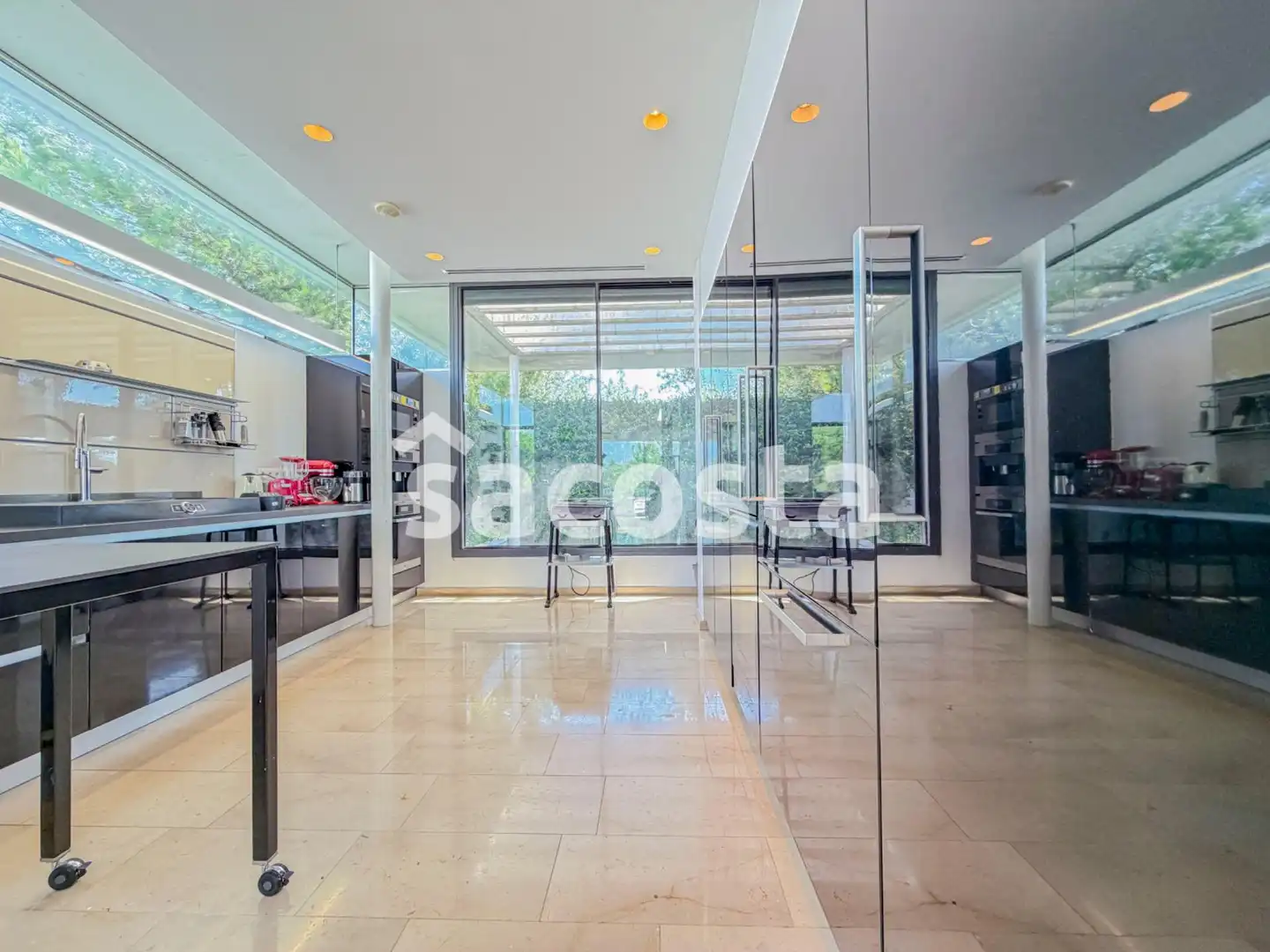Cocina de Casa o chalet en venta en Caldes de Malavella con Aire acondicionado, Calefacción y Jardín privado
