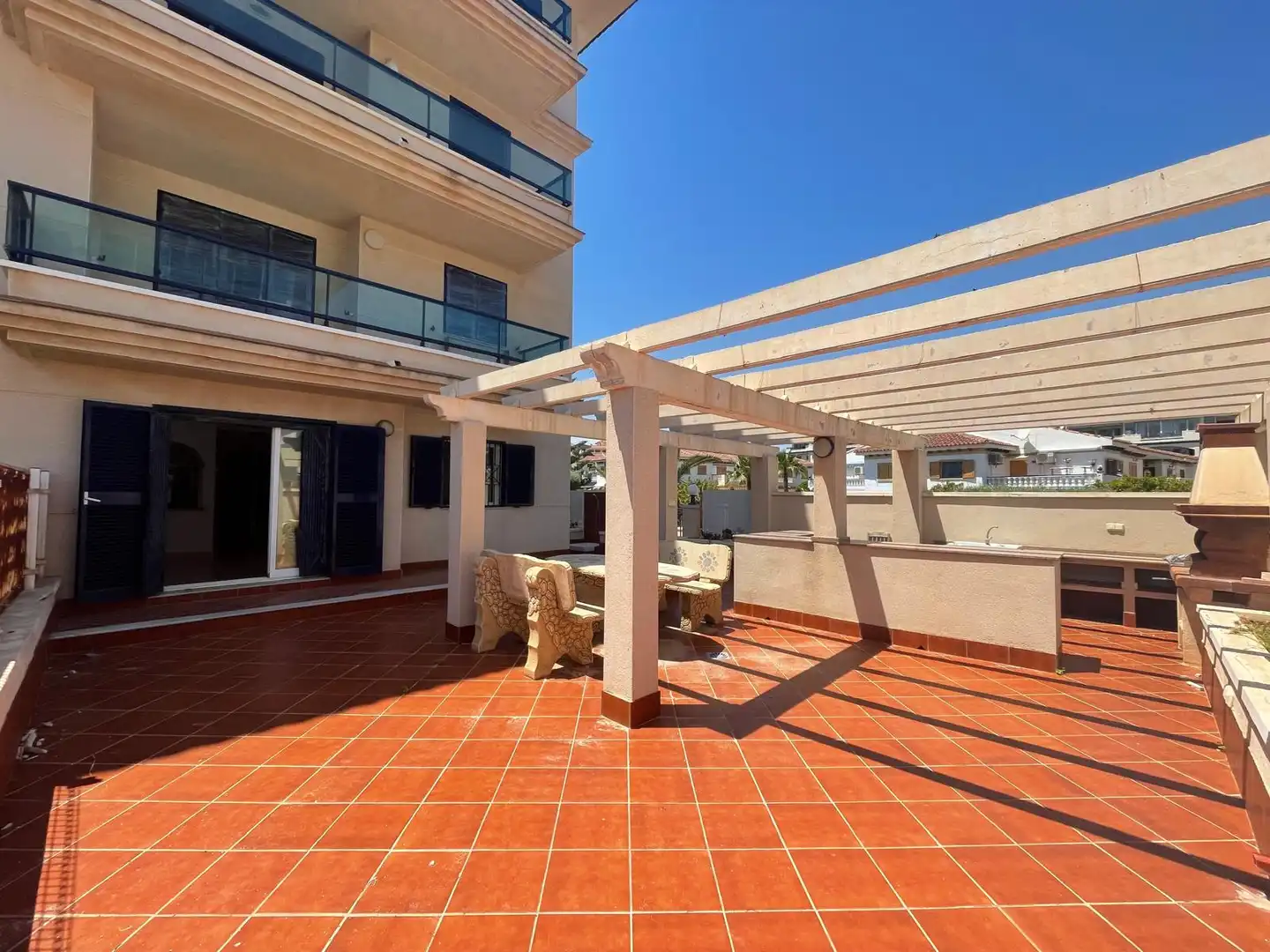 Terrace of Flat for sale in Torrevieja  with Air Conditioner, Terrace and Community pool