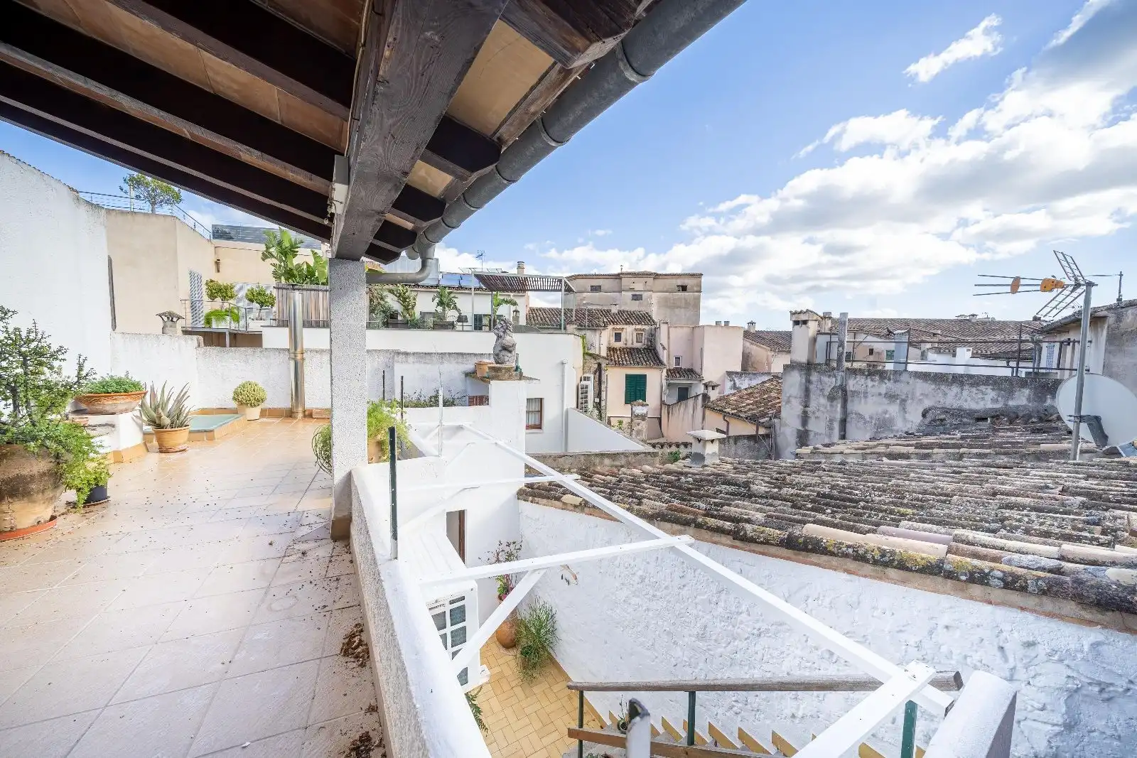 Vista exterior de Casa adosada en venta en Pollença con Aire acondicionado, Calefacción y Terraza