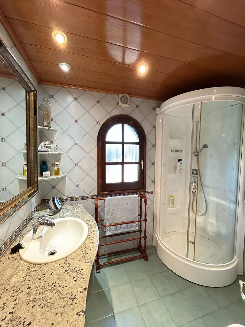 Baño de Casa o chalet en venta en Santa Coloma de Farners con Calefacción, Jardín privado y Terraza