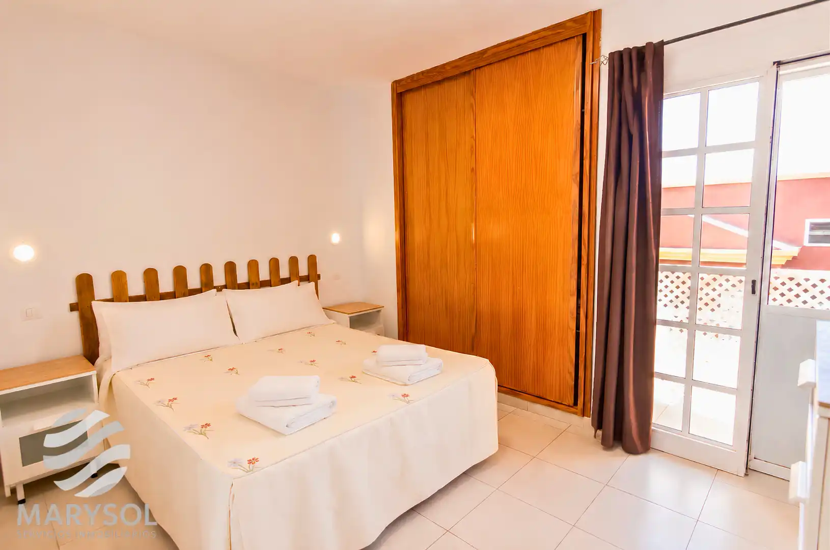 Schlafzimmer von Haus oder Chalet zur Miete in San Bartolomé de Tirajana mit Klimaanlage, Terrasse und Möbliert