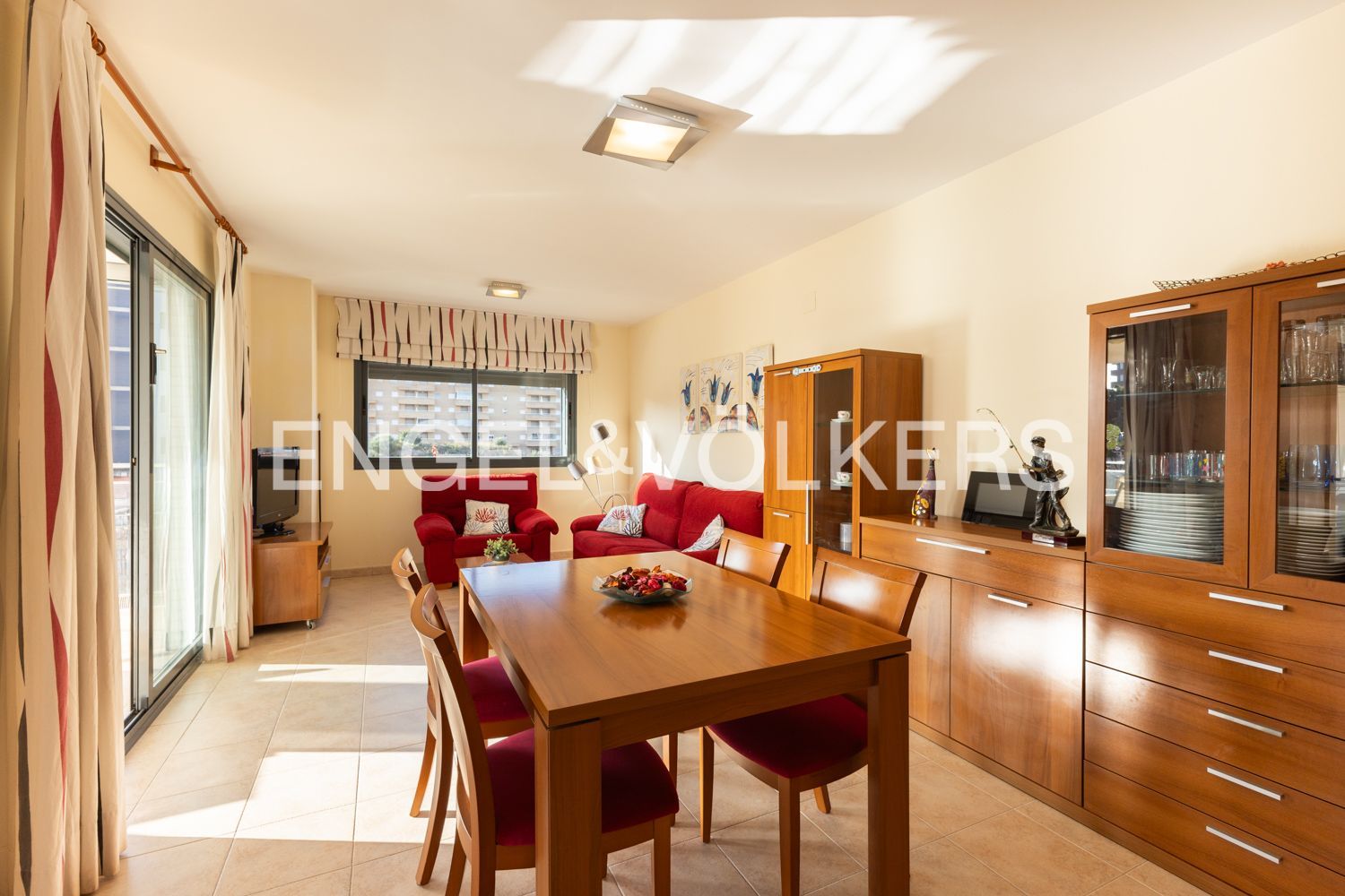 Dining room of Flat for sale in Oropesa del Mar / Orpesa  with Air Conditioner, Heating and Private garden