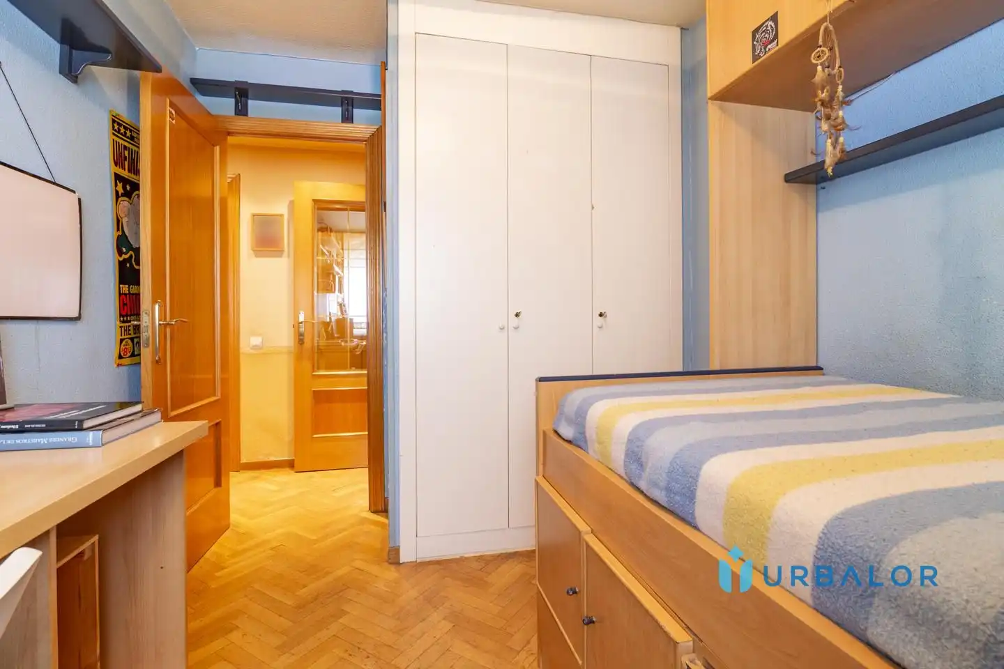 Schlafzimmer von Wohnung zum Verkauf in Alcorcón mit Klimaanlage, Heizung und Parkett