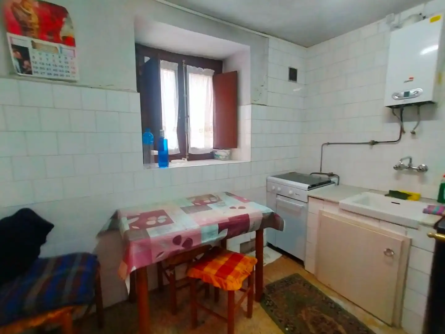 Cocina de Finca rústica en venta en Pravia con Calefacción, Jardín privado y Trastero