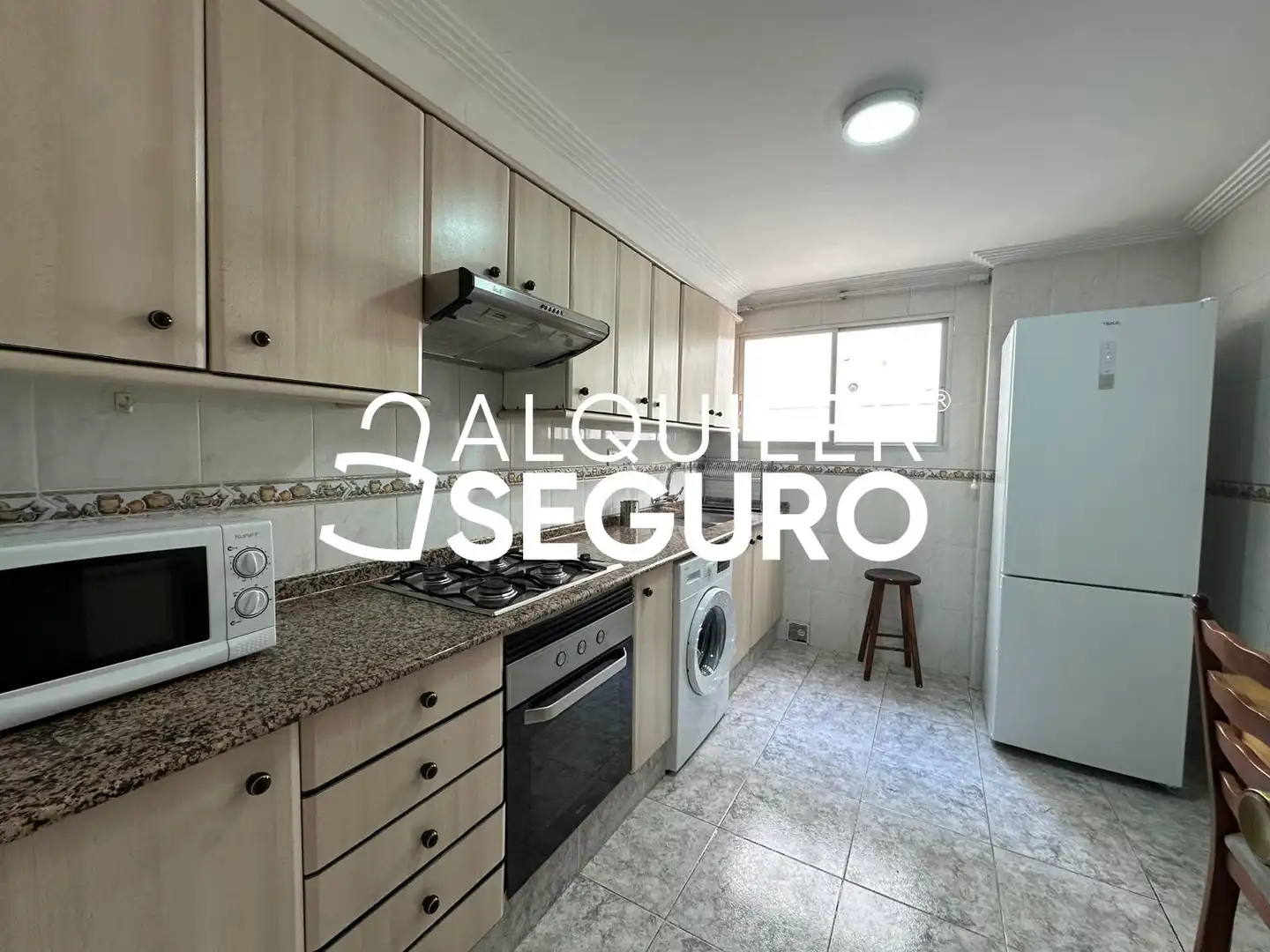 Cocina de Piso de alquiler en Aldaia con Terraza y Amueblado