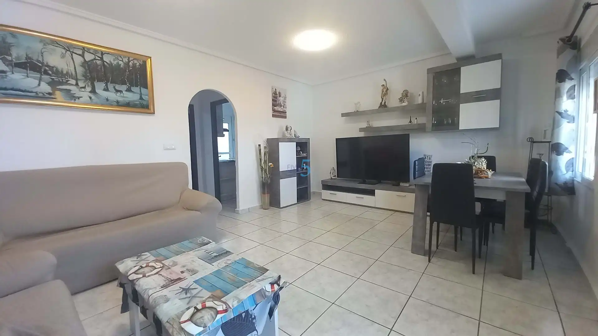 Sala de estar de Casa adosada en venta en Rojales con Aire acondicionado, Calefacción y Terraza