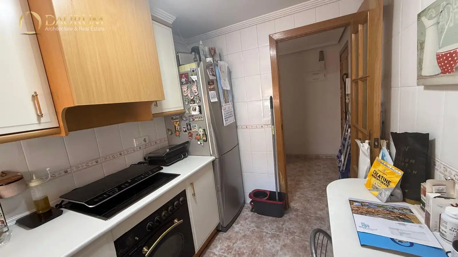 Küche von Wohnung zum Verkauf in Alicante / Alacant mit Klimaanlage, Heizung und Abstellraum
