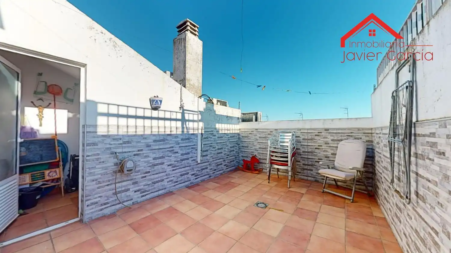 Terraza de Dúplex en venta en Villafranca de los Barros con Aire acondicionado, Calefacción y Parquet