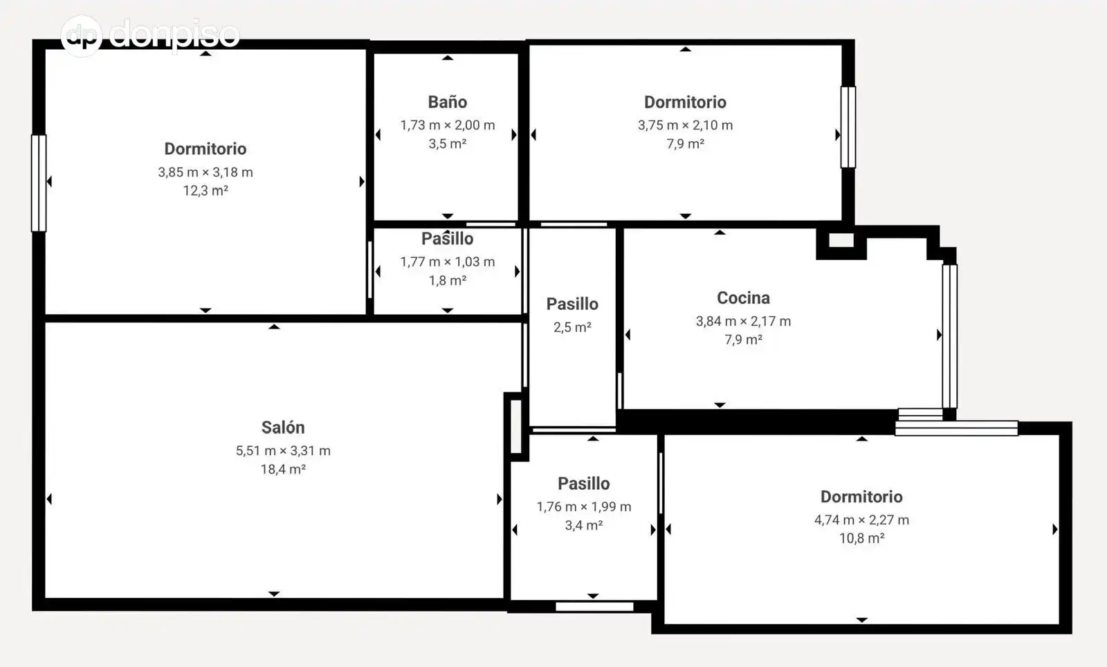 Piso en venta en Granada con Terraza