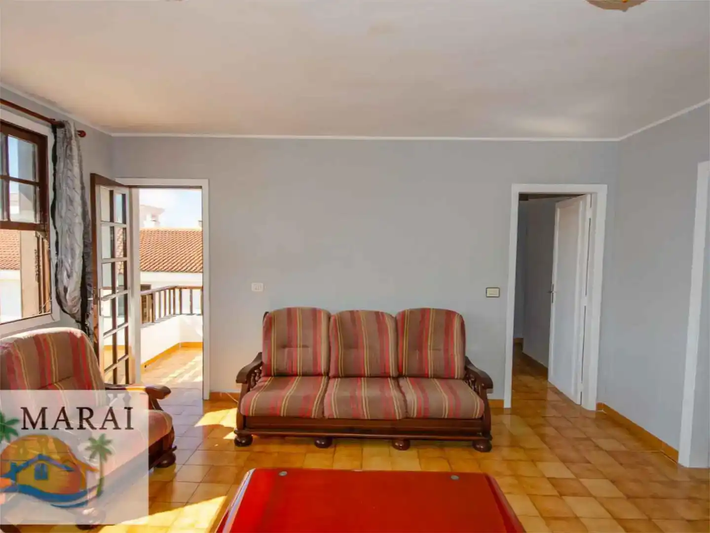 Sala de estar de Piso en venta en Los Llanos de Aridane con Amueblado y Balcón