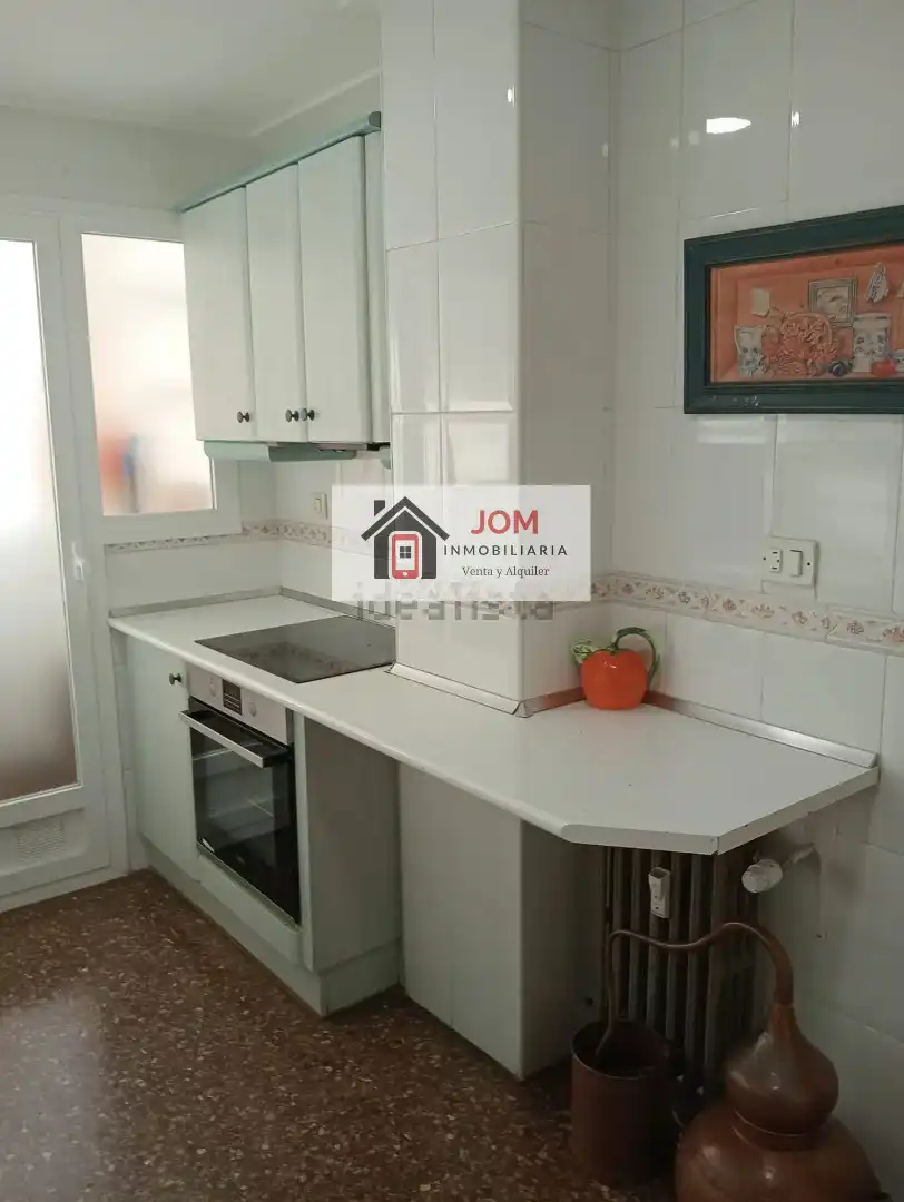 Kitchen of Flat for sale in Albacete  with Air Conditioner, Heating and Furnished
