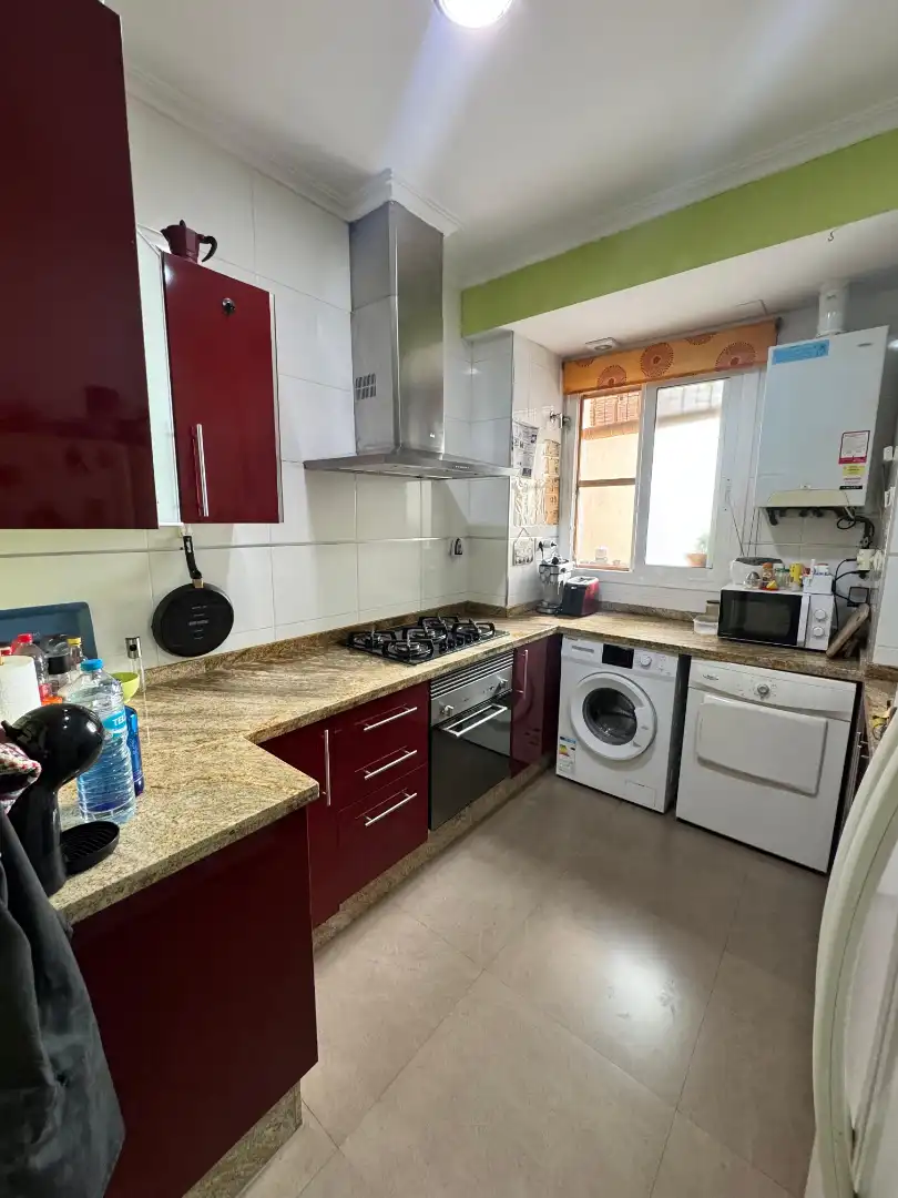 Kitchen of Flat for sale in Valencia  with Parquet flooring and Terrace