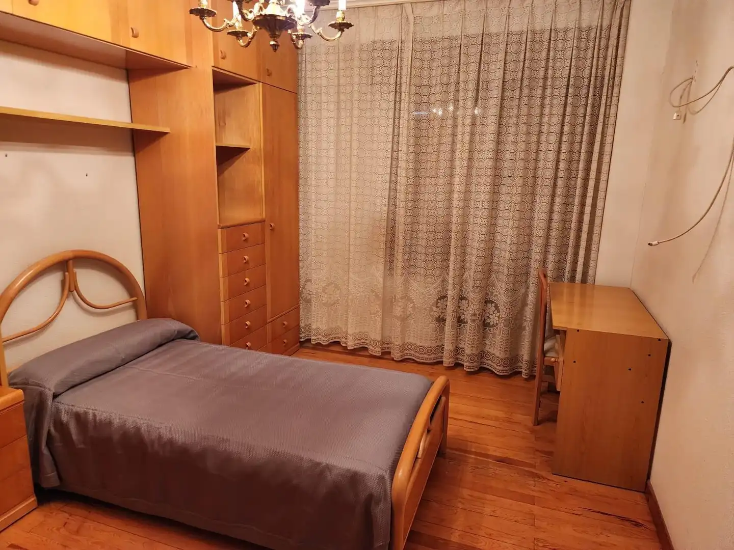 Bedroom of Flat for sale in Jaca  with Terrace, Storage room and Furnished