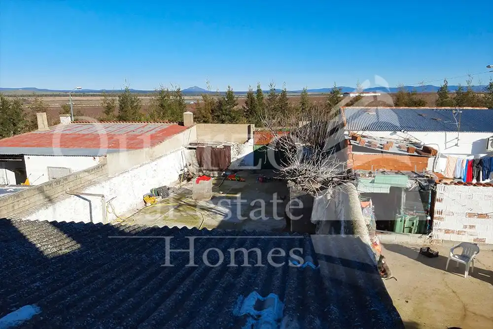 Vista exterior de Casa adosada en venta en Miajadas