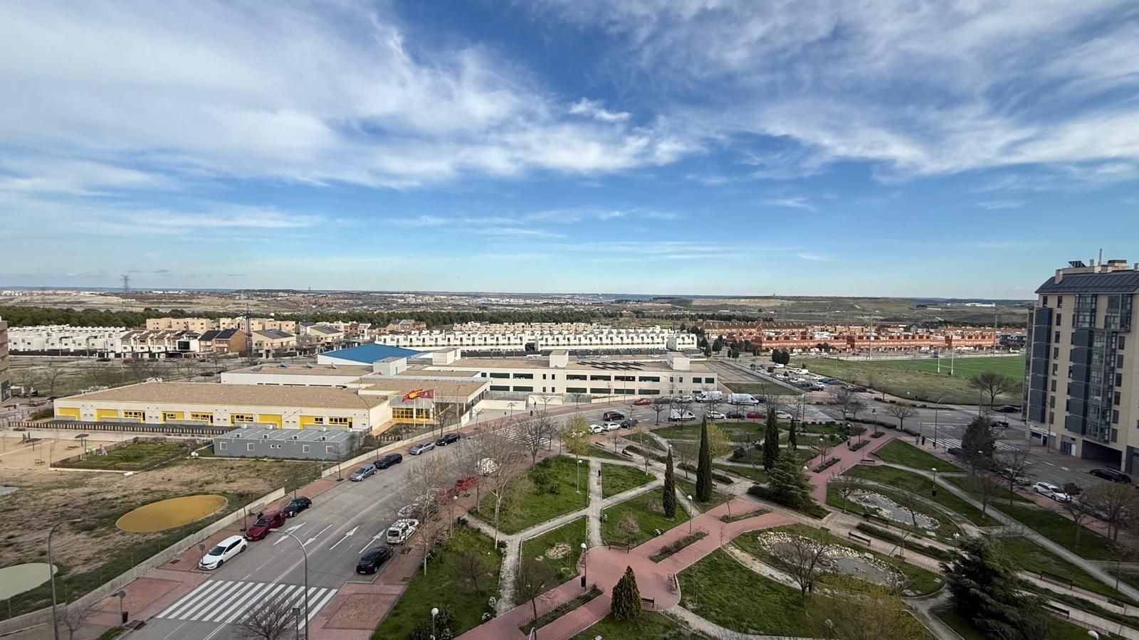 Vista exterior de Piso en venta en  Madrid Capital con Aire acondicionado, Calefacción y Jardín privado