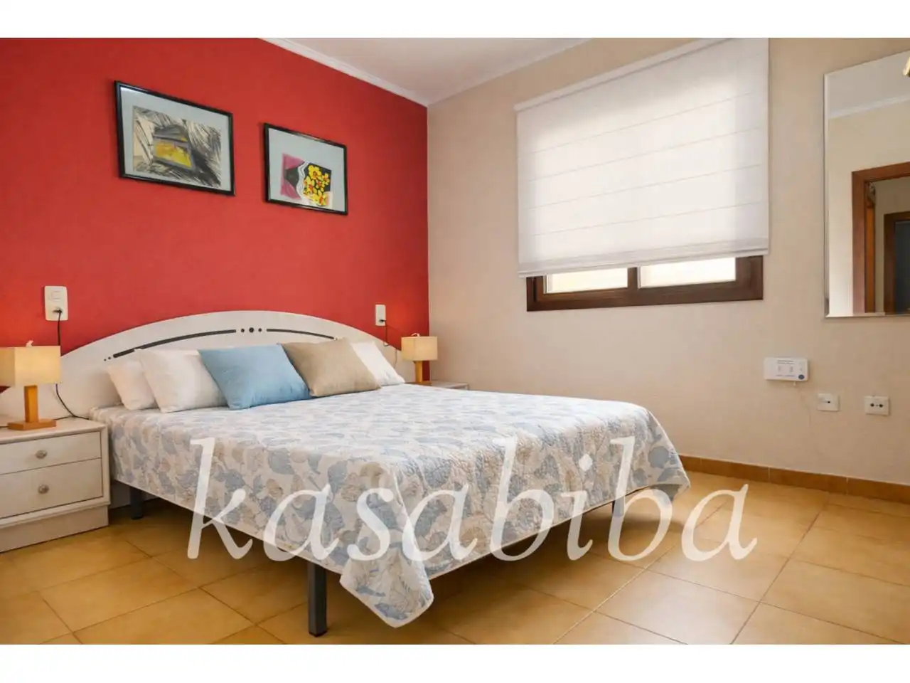 Habitación de Casa adosada en venta en Tavernes de la Valldigna con Terraza y Piscina comunitaria