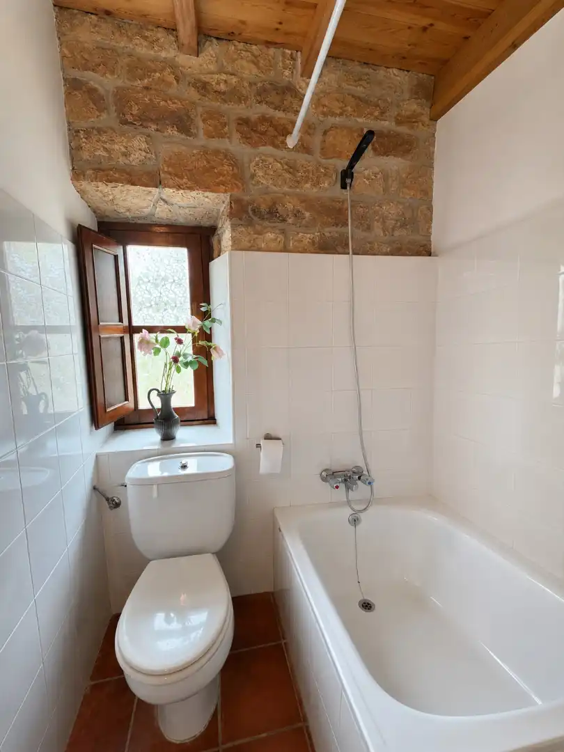 Bany de Finca rústica en venda en Villaviciosa amb Calefacció, Jardí privat i Moblat