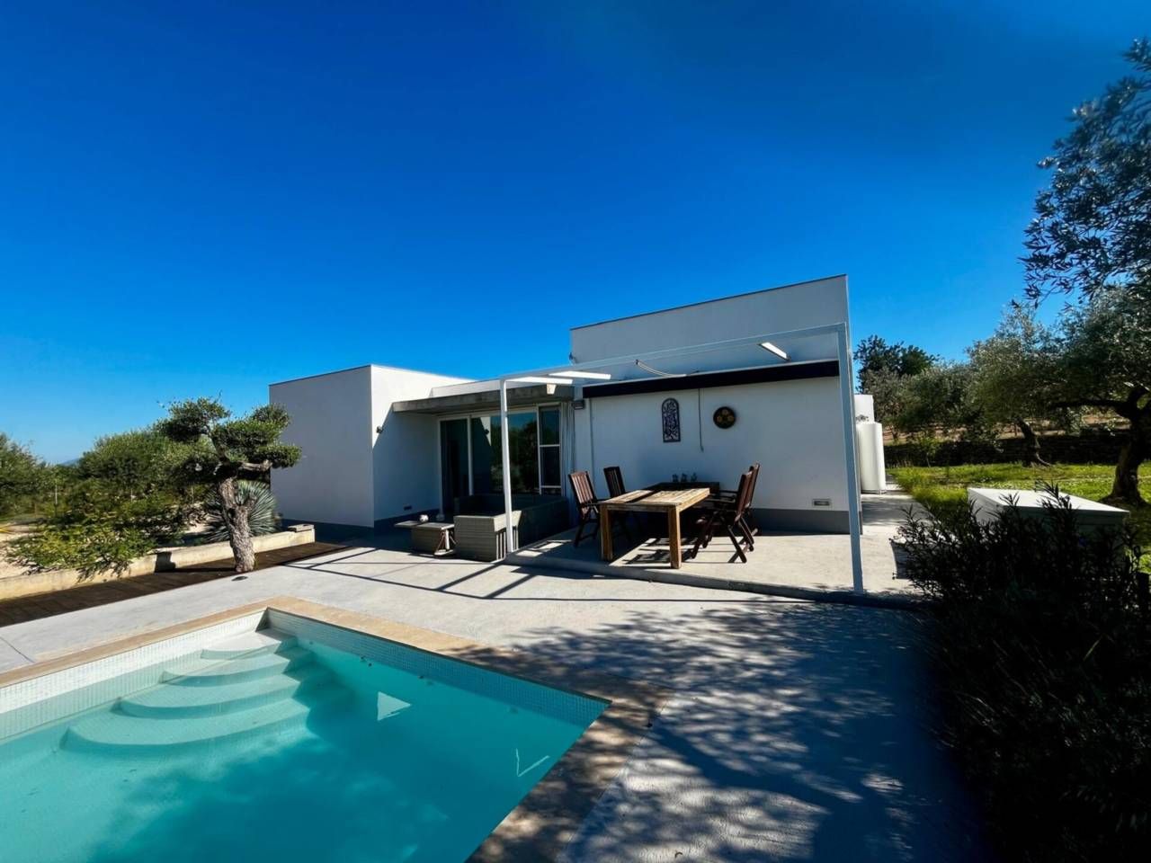 Piscina de Finca rústica en venda en Càlig amb Calefacció, Jardí privat i Terrassa