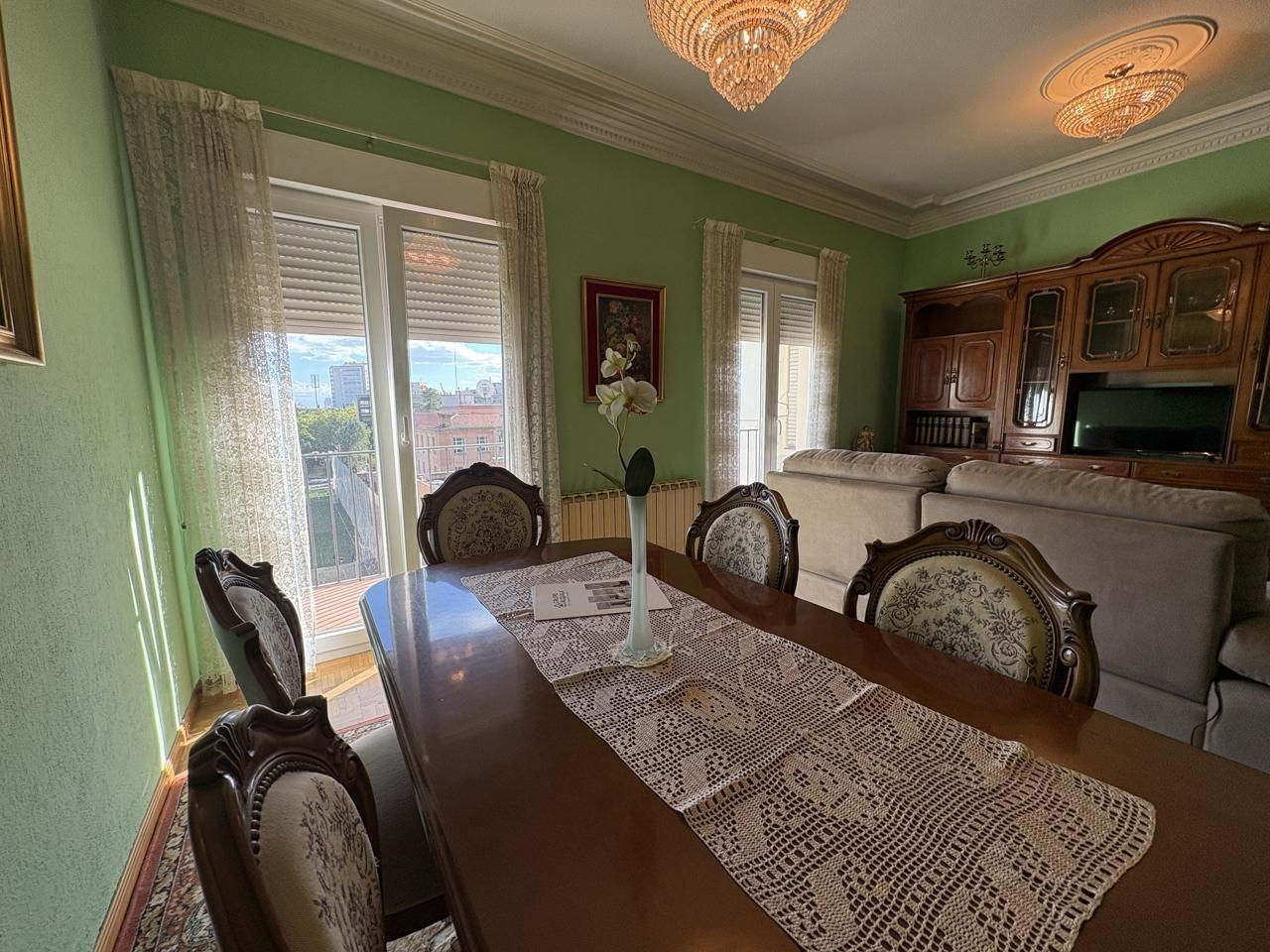 Menjador de Pis de lloguer en  Madrid Capital amb Aire condicionat, Calefacció i Parquet