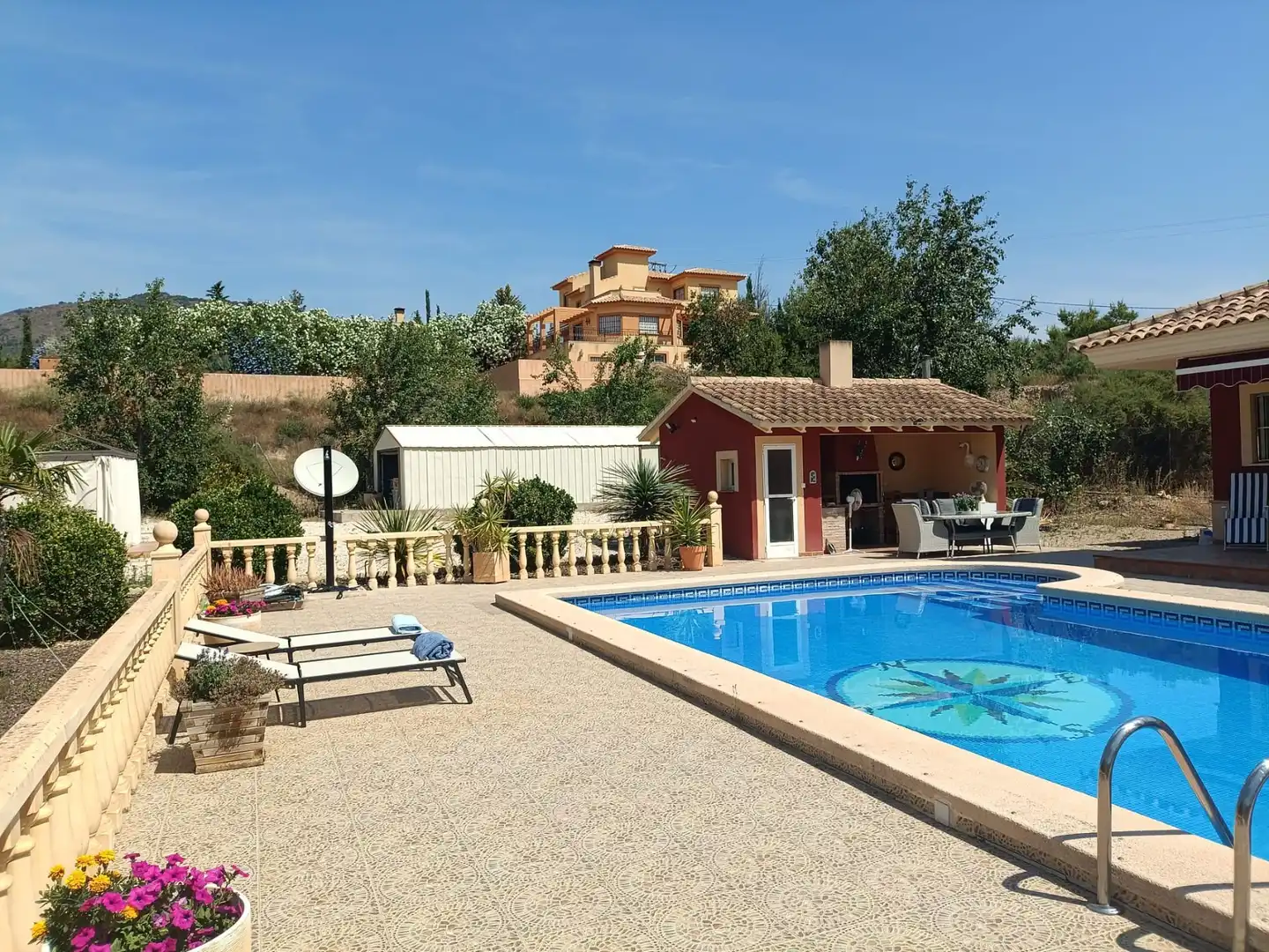 Piscina de Casa o xalet en venda en Totana amb Aire condicionat, Jardí privat i Terrassa