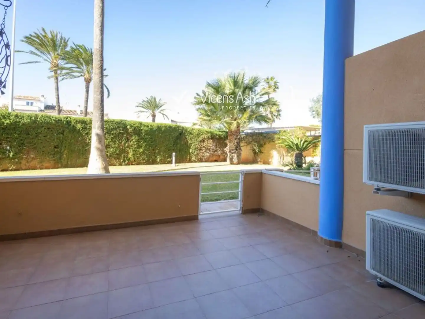 Garten von Wohnung zum Verkauf in Jávea / Xàbia mit Klimaanlage, Terrasse und Schwimmbad