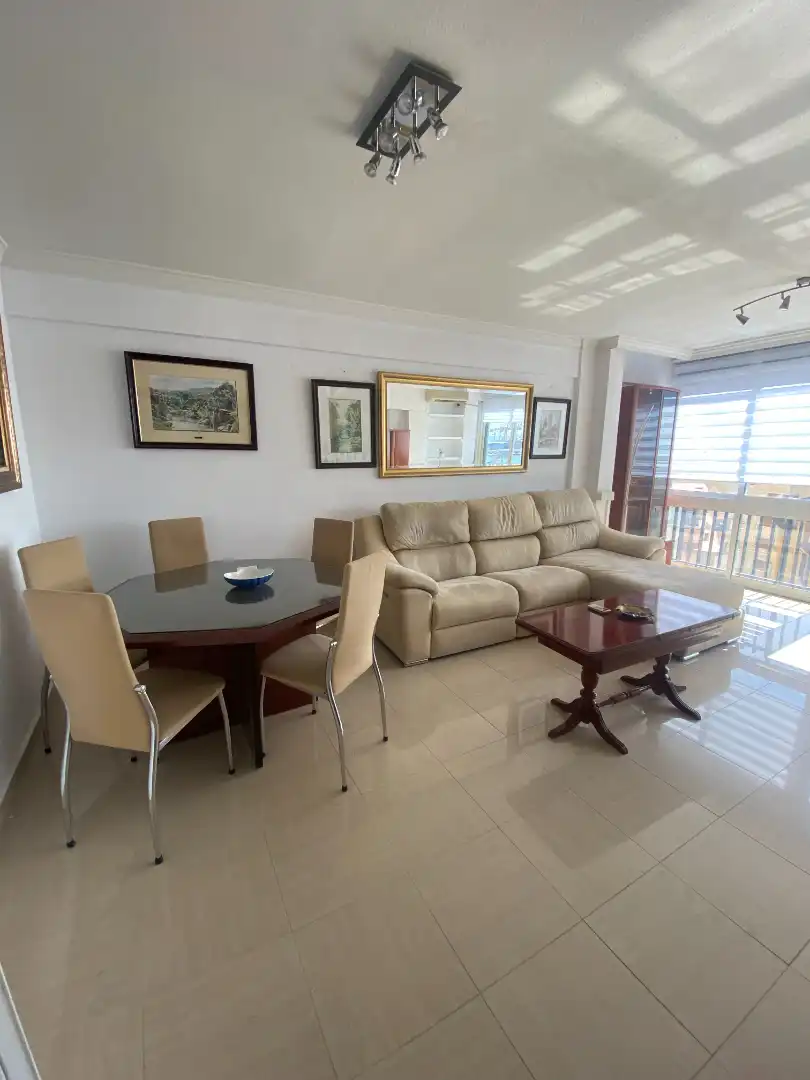Sala de estar de Piso de alquiler en Málaga con Aire acondicionado, Amueblado y Lavadora