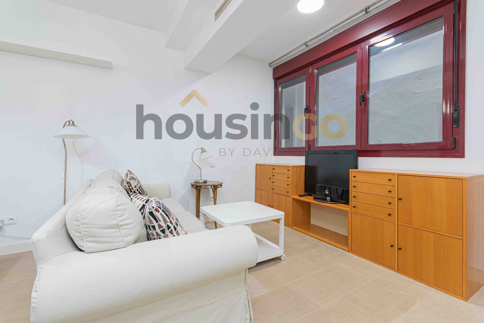 Sala de estar de Piso en venta en  Madrid Capital con Aire acondicionado, Calefacción y Parquet