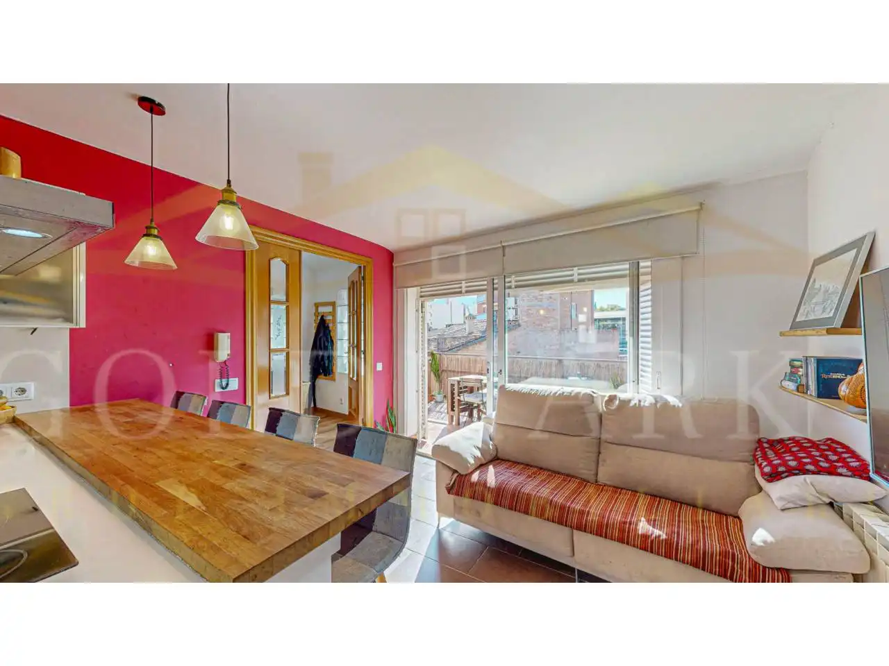 Vista exterior de Piso en venta en Sant Vicenç Dels Horts con Aire acondicionado, Calefacción y Parquet