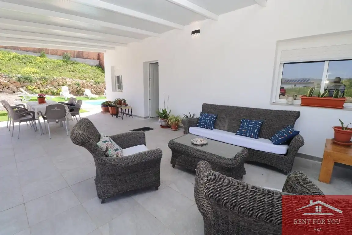 Terraza de Casa o chalet de alquiler en Cártama con Jardín privado, Terraza y Piscina