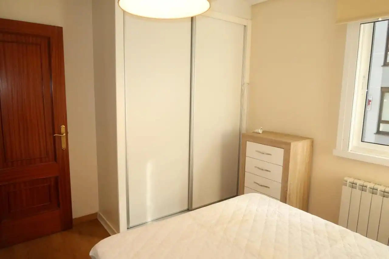 Bedroom of Flat for sale in A Coruña Capital   with Heating, Storage room and Furnished