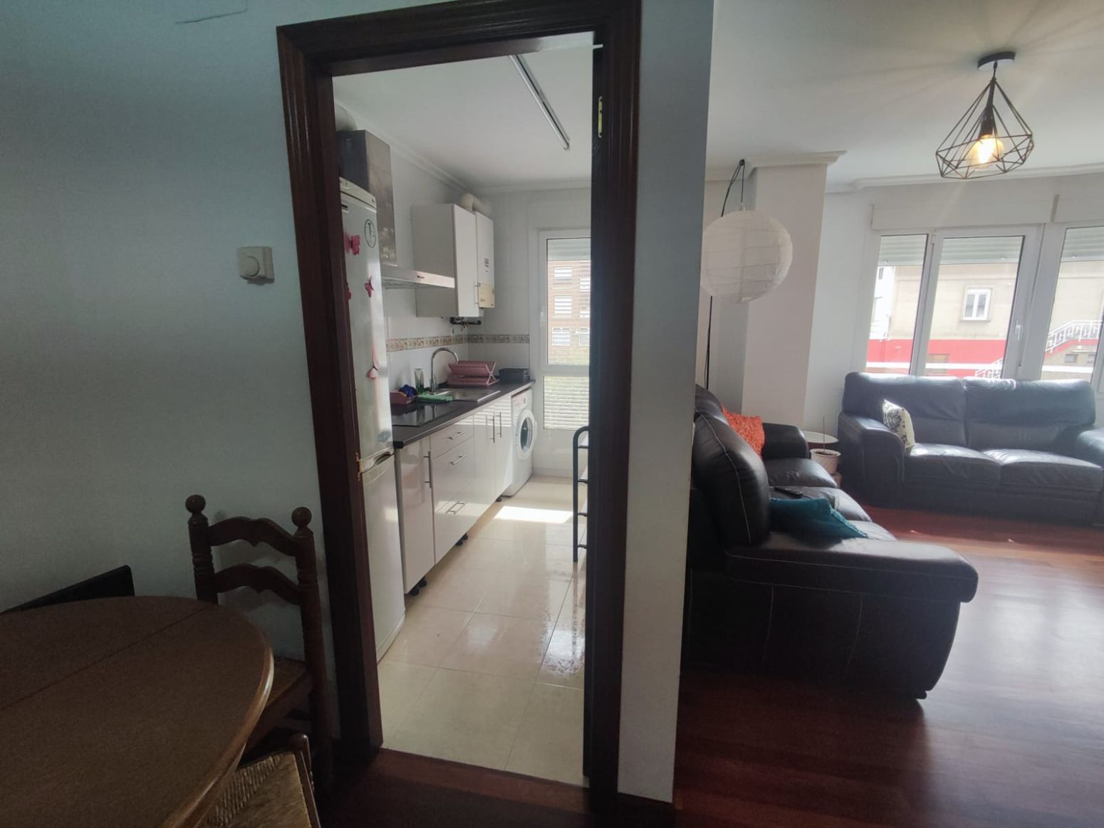 Kitchen of Flat for sale in Santa María de Cayón  with Parquet flooring and Furnished