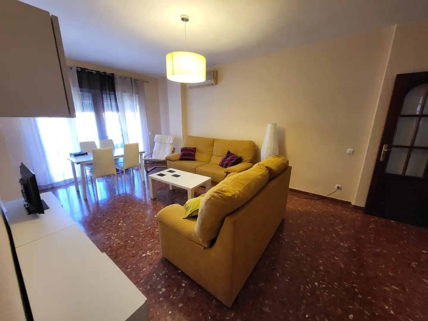 Sala de estar de Piso en venta en Badajoz Capital con Aire acondicionado, Calefacción y Amueblado