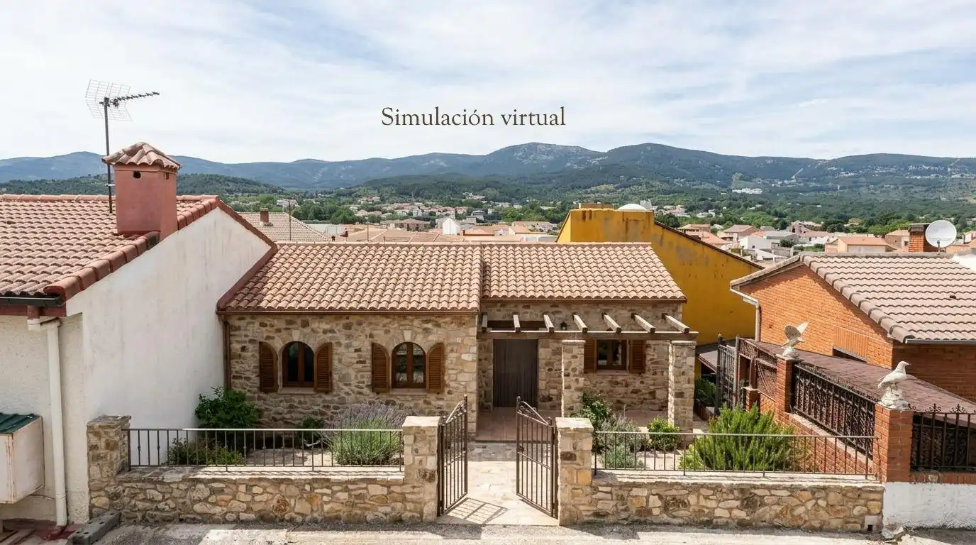 Vista exterior de Residencial en venda en Guadarrama