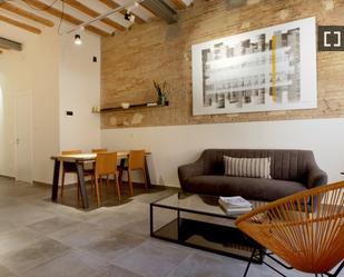 Sala d'estar de Pis de lloguer en  Barcelona Capital amb Aire condicionat, Calefacció i Moblat