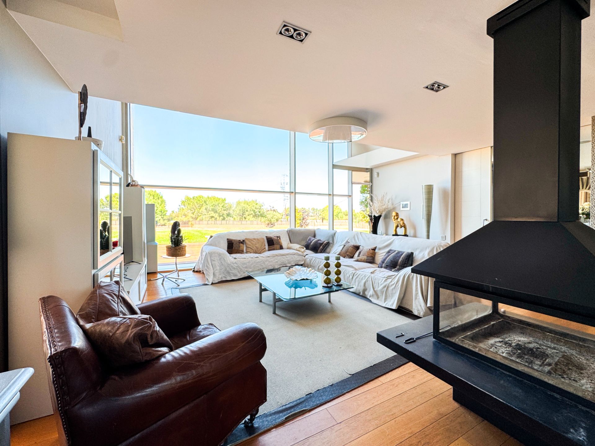 Living room of House or chalet for sale in  Lleida Capital  with Air Conditioner, Heating and Private garden