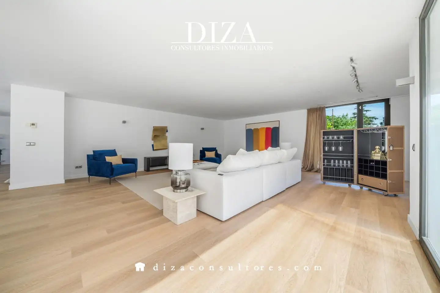 Sala de estar de Casa o chalet en venta en Madrid