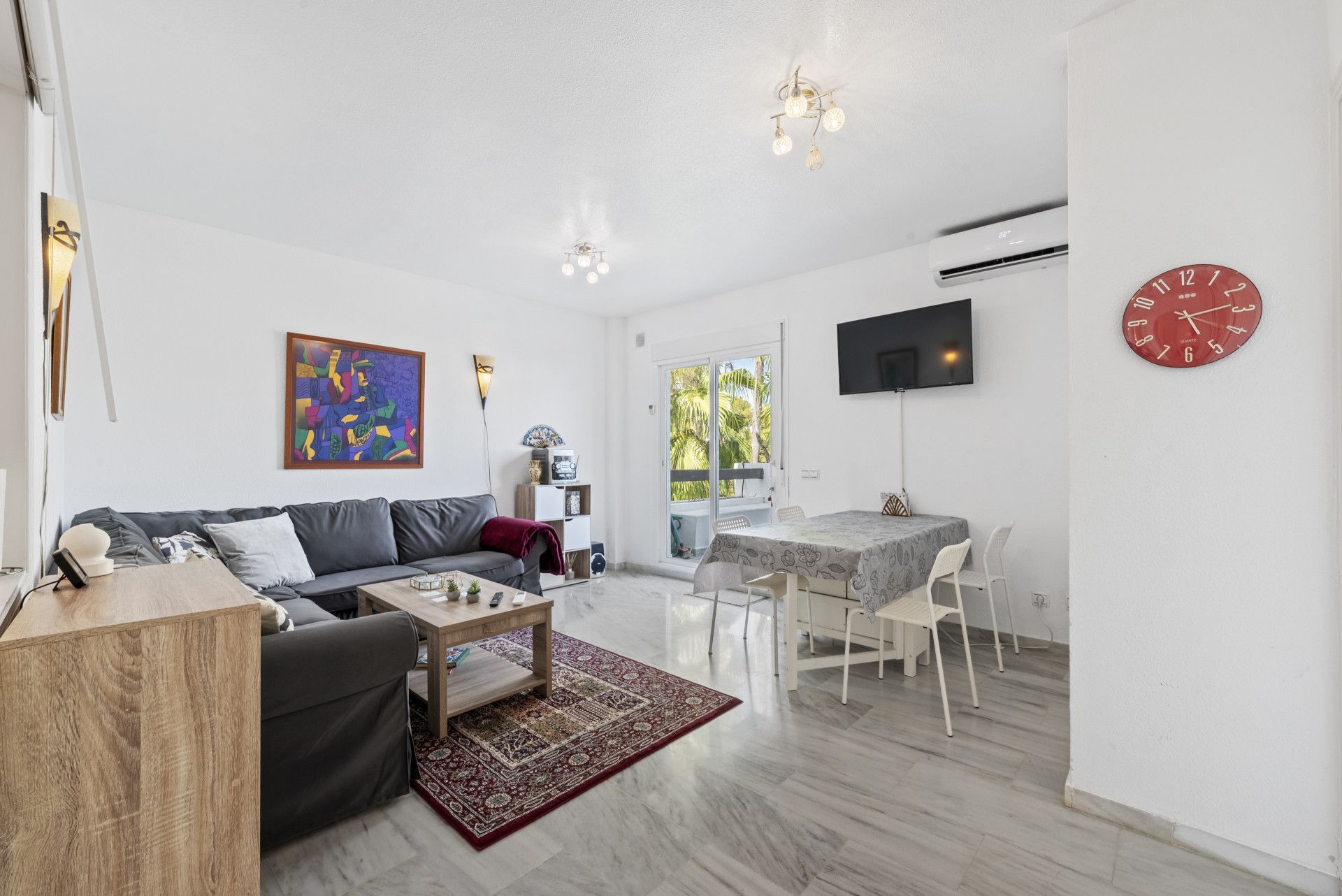 Living room of Attic for sale in Mijas  with Air Conditioner, Terrace and Swimming Pool