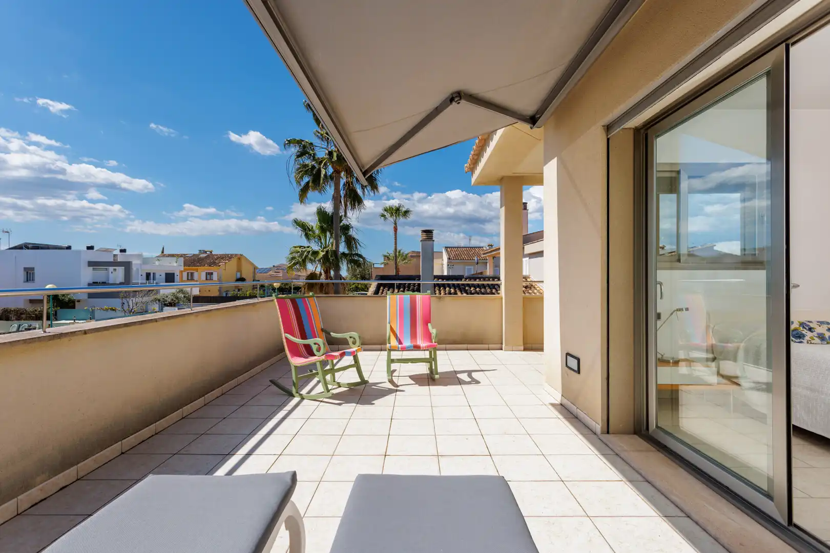 Terrassa de Casa o xalet en venda en Marratxí amb Aire condicionat, Jardí privat i Terrassa
