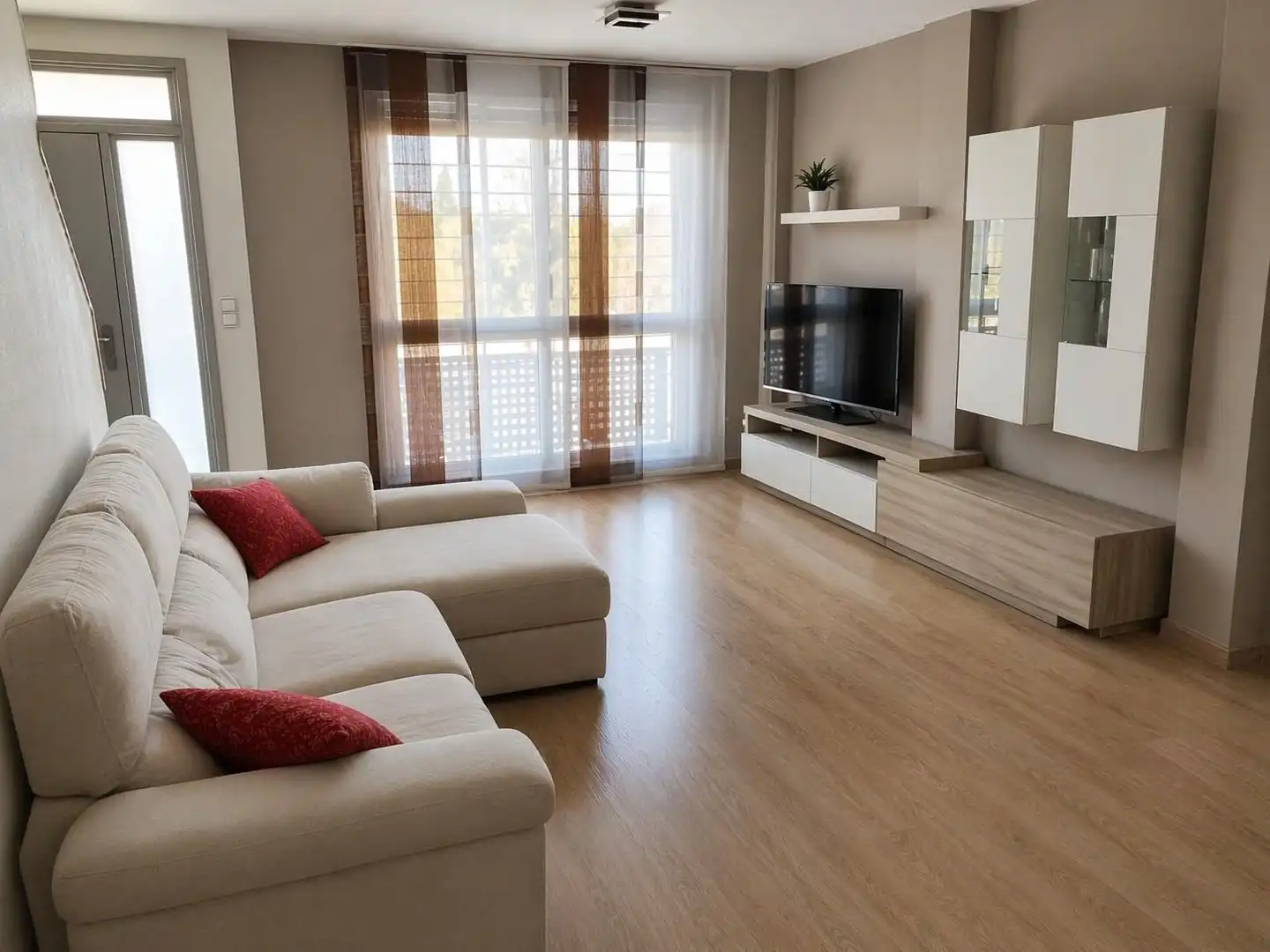 Living room of Duplexes for sale in Murcia  with Private garden, Terrace and Furnished