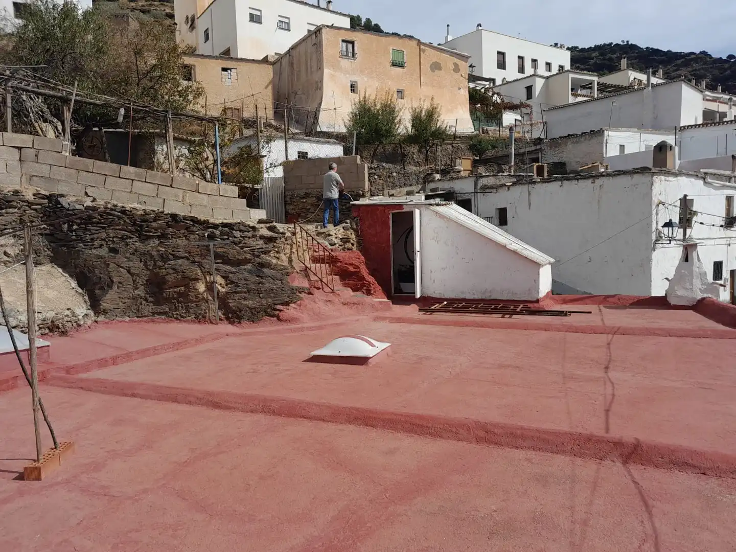 Vista exterior de Finca rústica en venta en Ohanes con Jardín privado, Terraza y Amueblado
