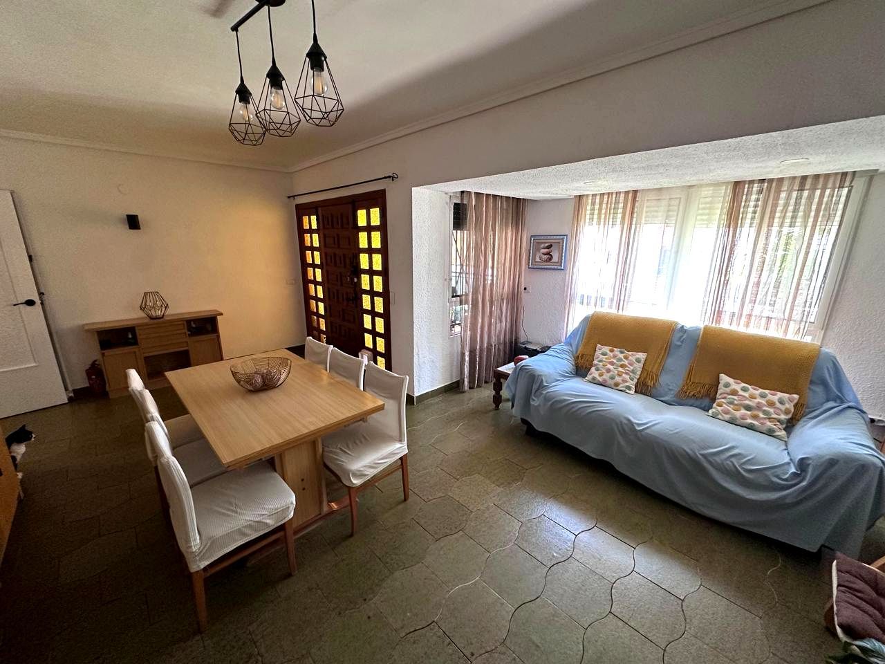 Living room of Flat for sale in Benicasim / Benicàssim  with Air Conditioner, Terrace and Storage room