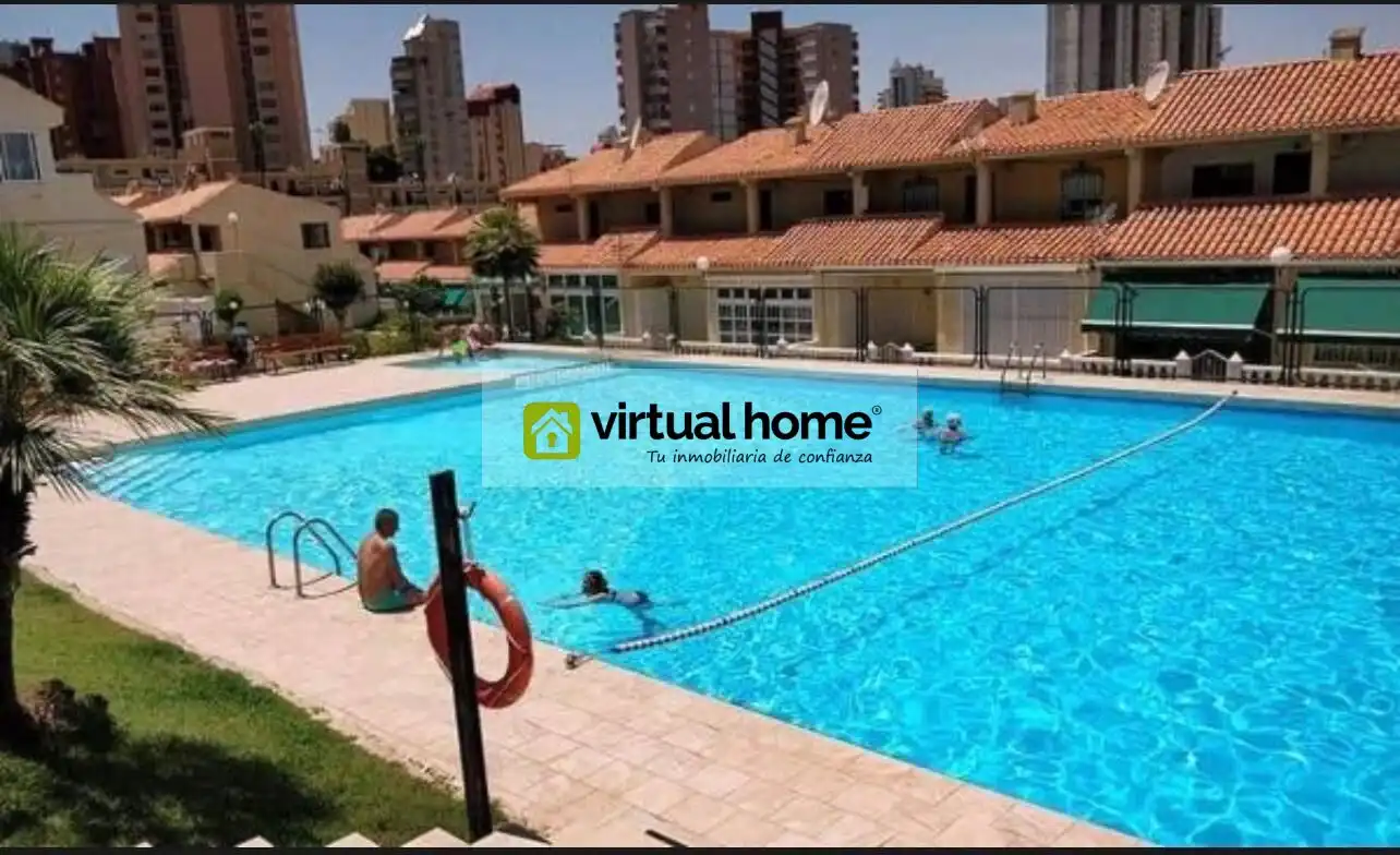 Exterior view of Houses for sale in Benidorm  with Air Conditioner and Community pool