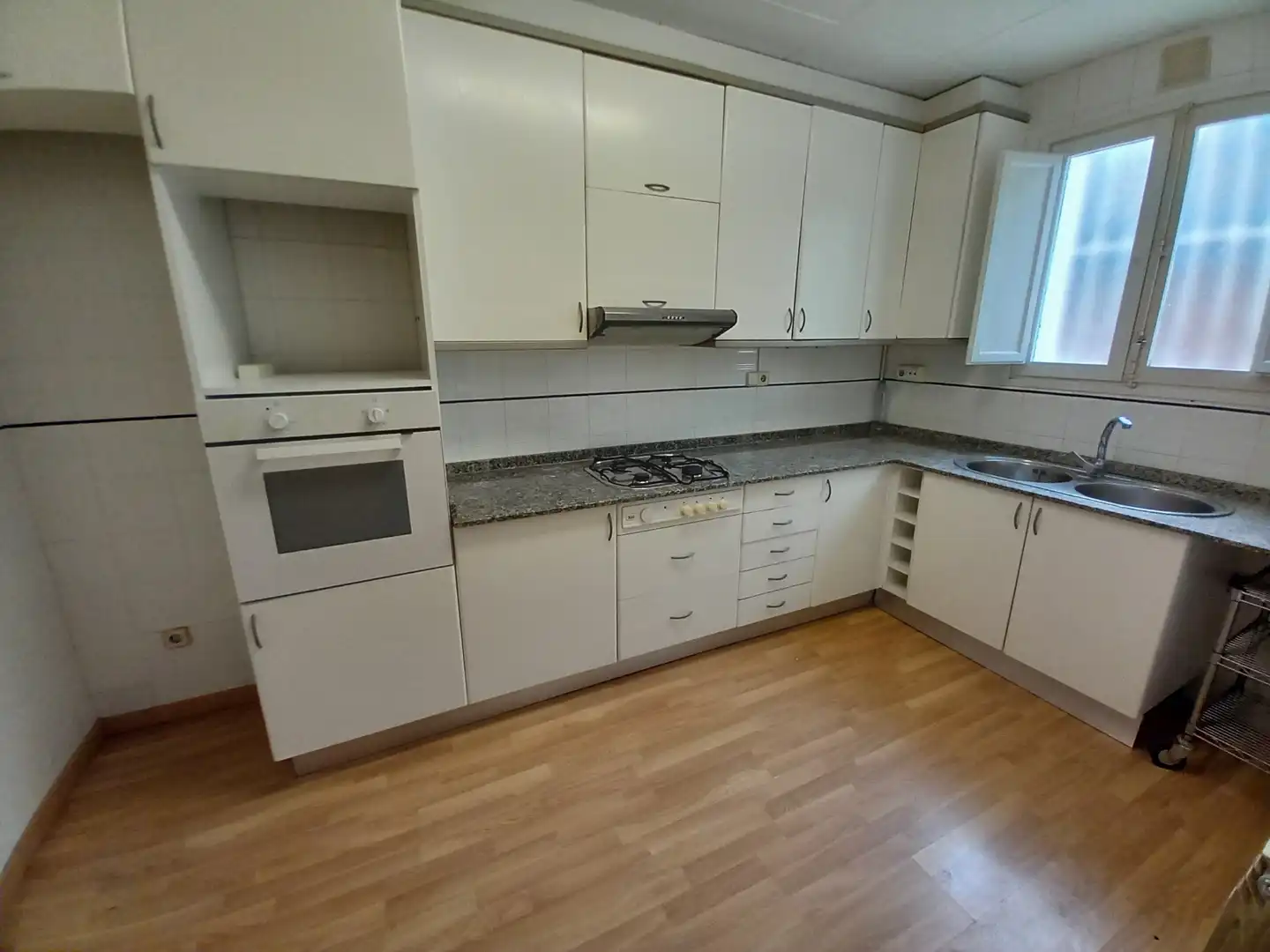 Küche von Haus oder Chalet zur Miete in Barcelona mit Klimaanlage, Heizung und Parkett